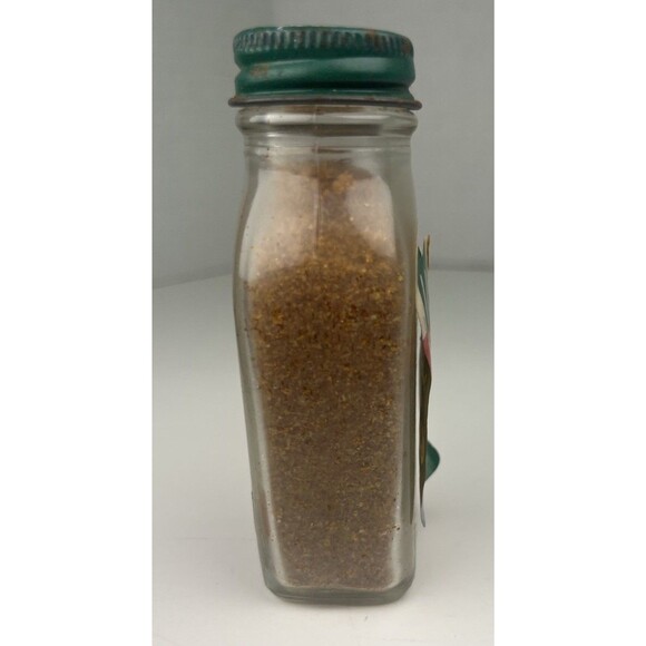 Mid 20th Century McCormick Garlic Powder Full Spice Jar Bottle Vintage New Rusty - Picture 5 of 5